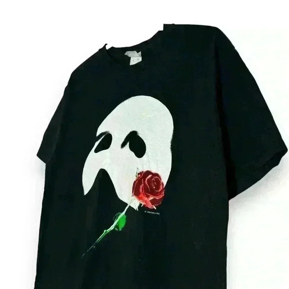 VTG Fruit Tag Phantom of  the Opera graphic T-shirt circa 1980 Men Medium retro - Picture 2 of 6